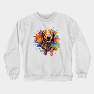 Dachshund Art Crewneck Sweatshirt